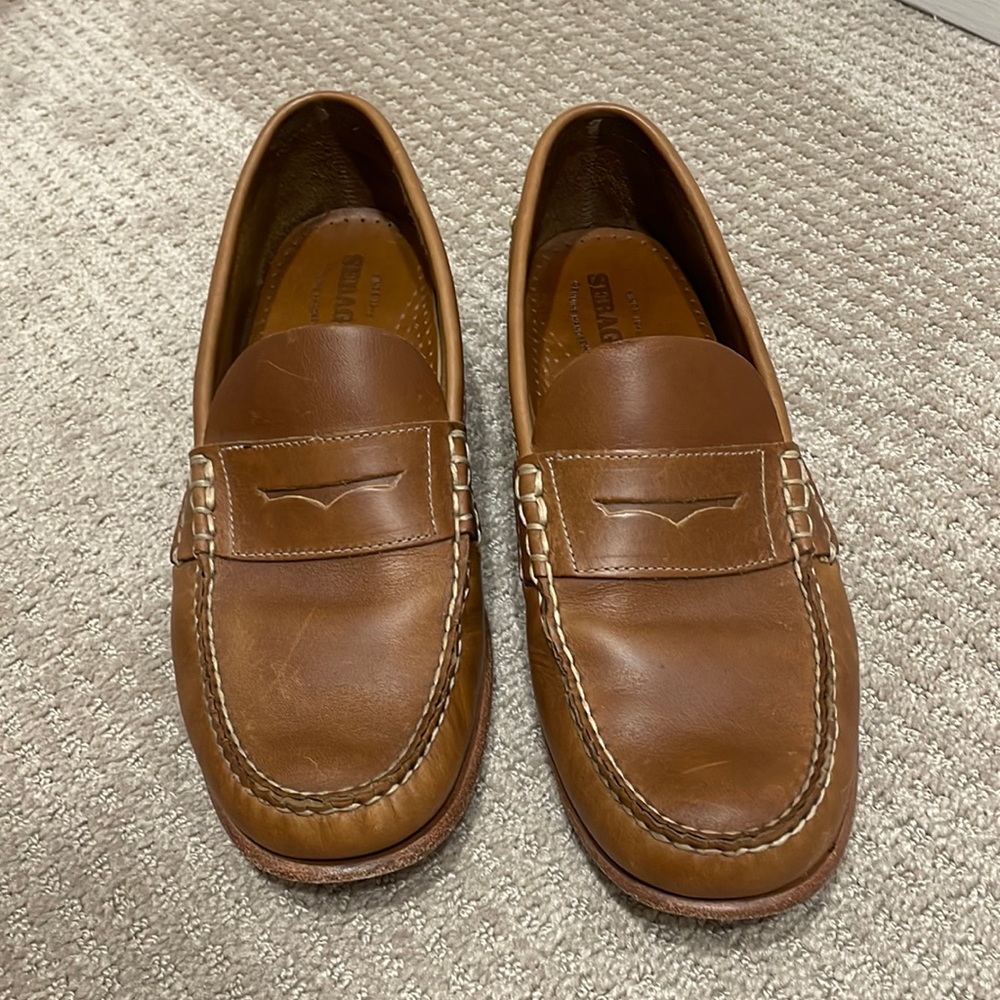 Wicklow penny cognac Sebago loafers